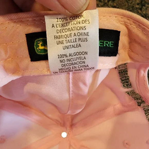 Pink Owner's Edition John Deere Adjustable Hat - Picture 2 of 8